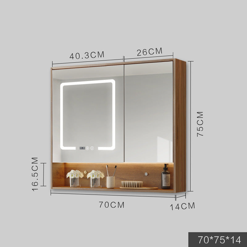 Smart LED Bathroom Cabinet with Anti-Fog Mirror