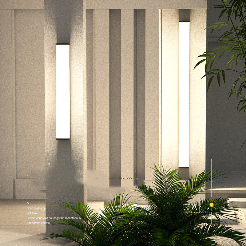 Home Outdoor Waterproof Long Strip Wall Light