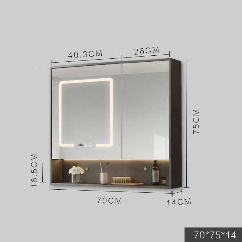 Smart LED Bathroom Cabinet with Anti-Fog Mirror