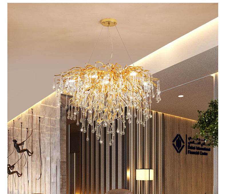 Modern Glass Pendant Chandelier