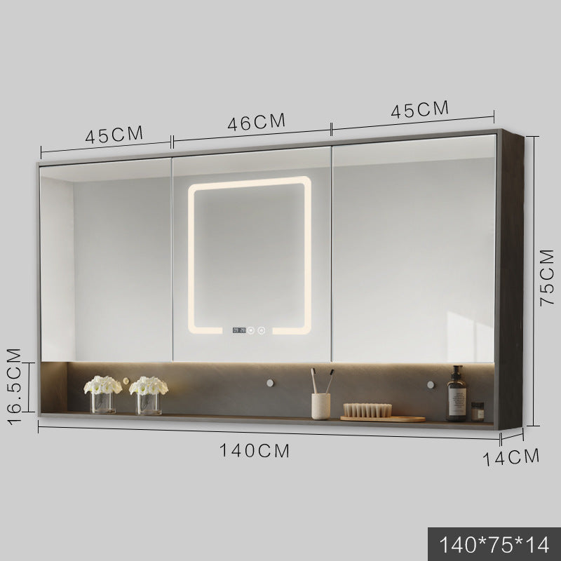 Smart LED Bathroom Cabinet with Anti-Fog Mirror