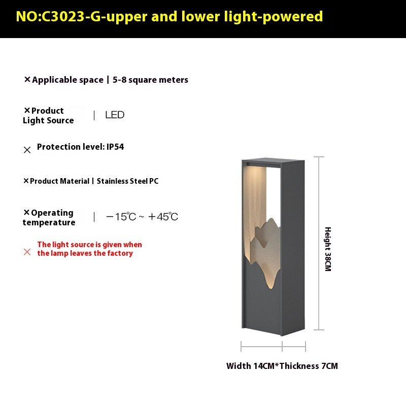 Chinese-Style Solar Garden Lamp