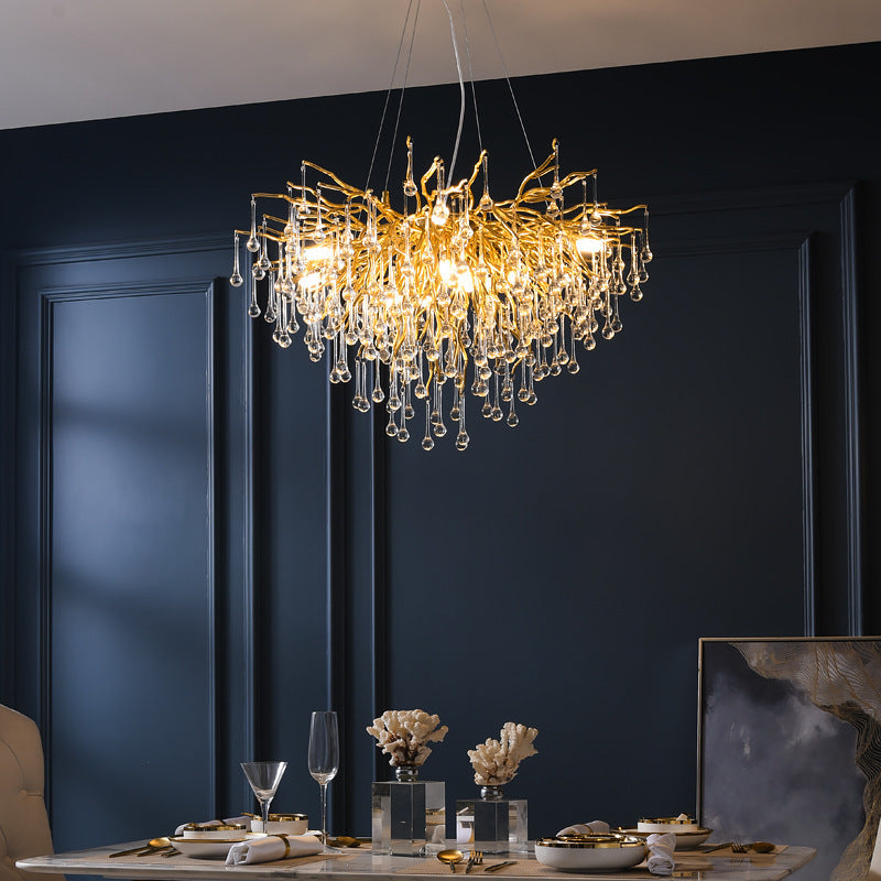 Modern Glass Pendant Chandelier