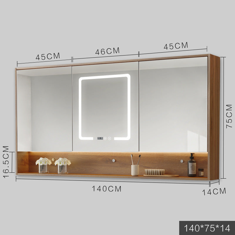 Smart LED Bathroom Cabinet with Anti-Fog Mirror