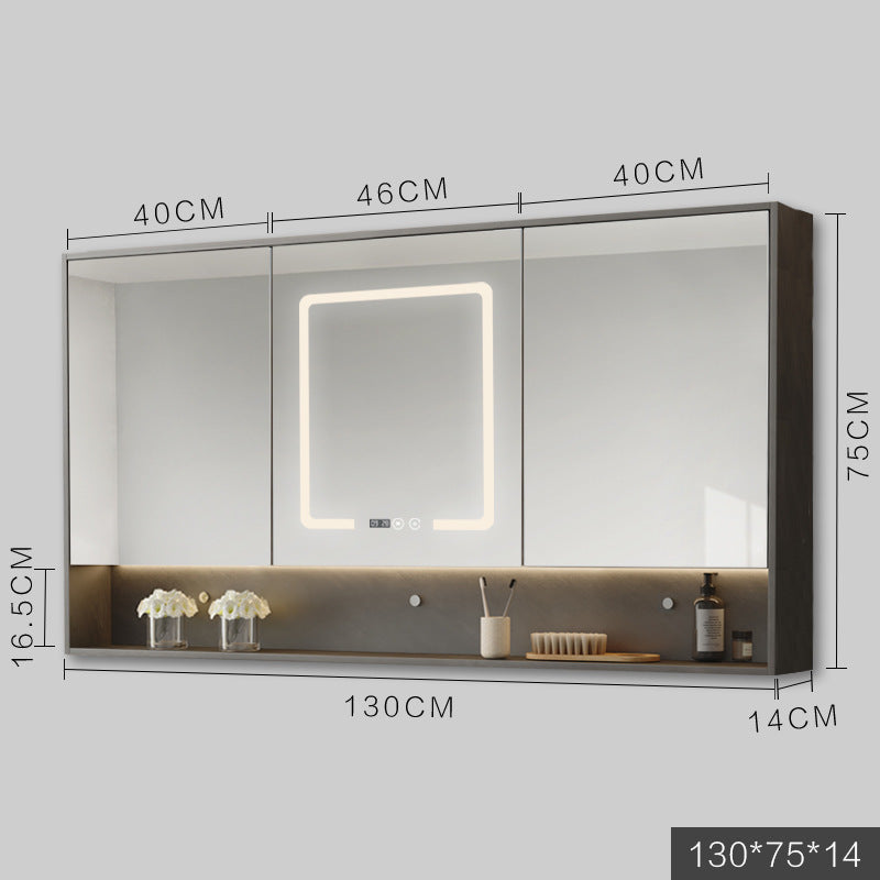 Smart LED Bathroom Cabinet with Anti-Fog Mirror