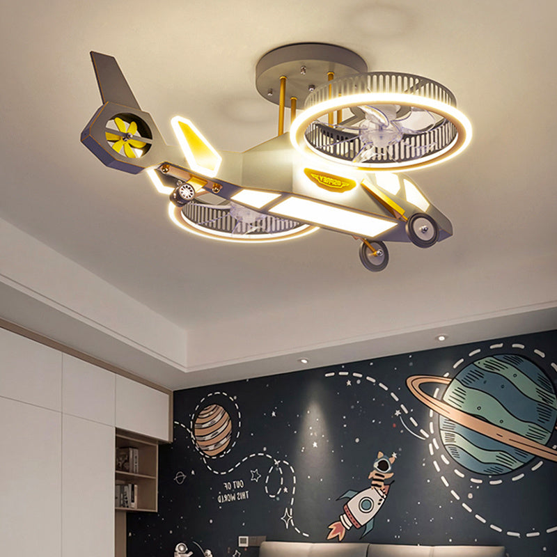 Eye Protection Modern Boy’s Bedroom Ceiling Lamp