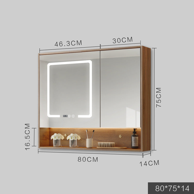 Smart LED Bathroom Cabinet with Anti-Fog Mirror