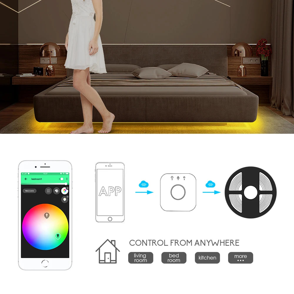Smart Dimmable Ambiance LED Kit & Controller
