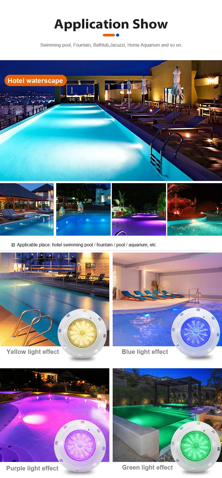 LED Underwater Pool Light