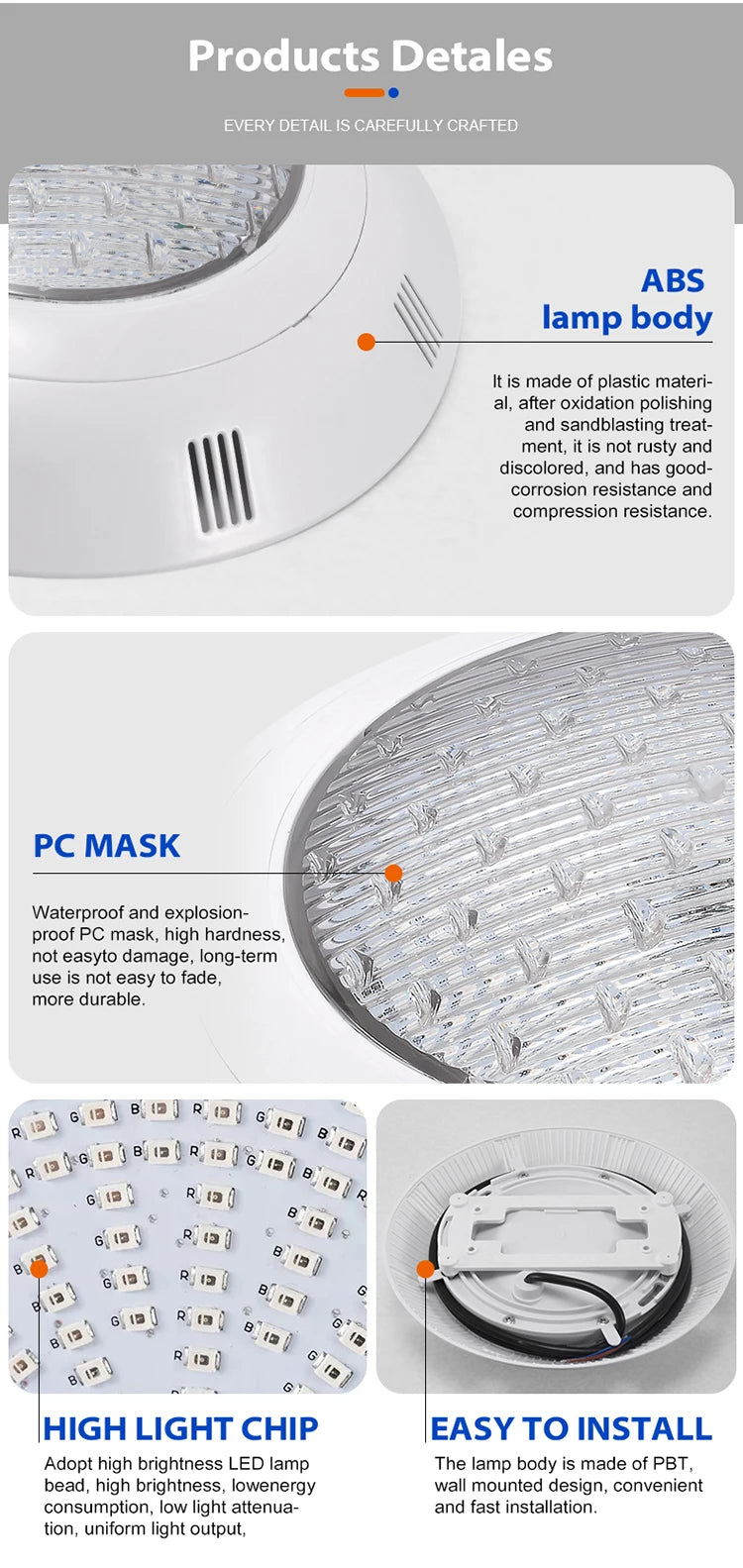 LED Underwater Pool Light