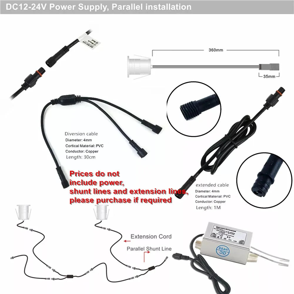 3W LED Underwater Pool Light