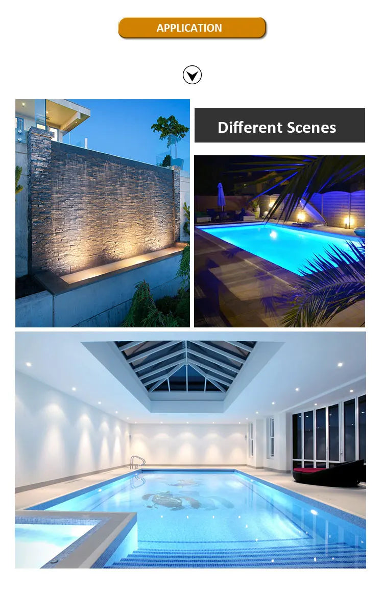 Smart RGB LED Underwater Swimming Pool Light 12V