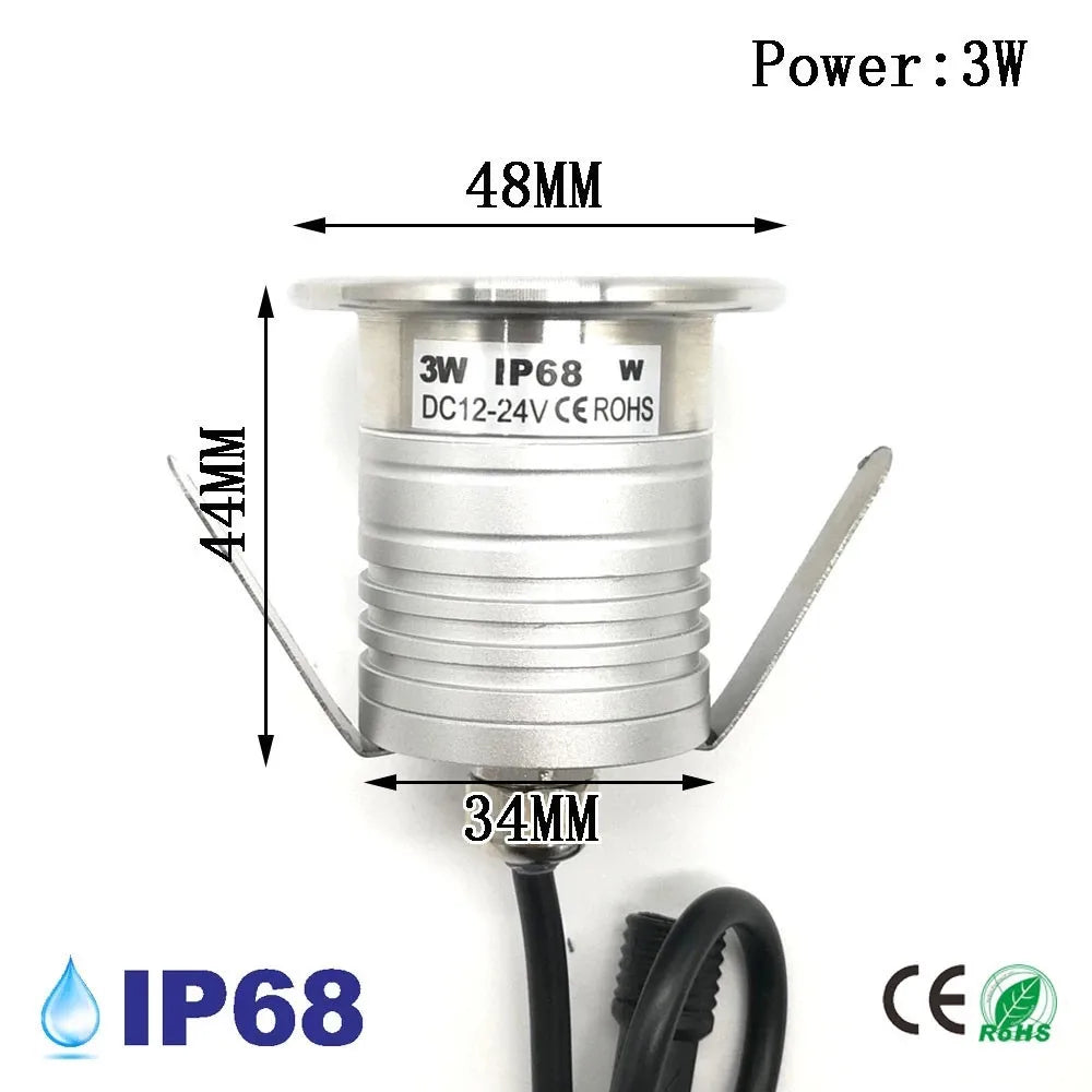 3W LED Underwater Pool Light