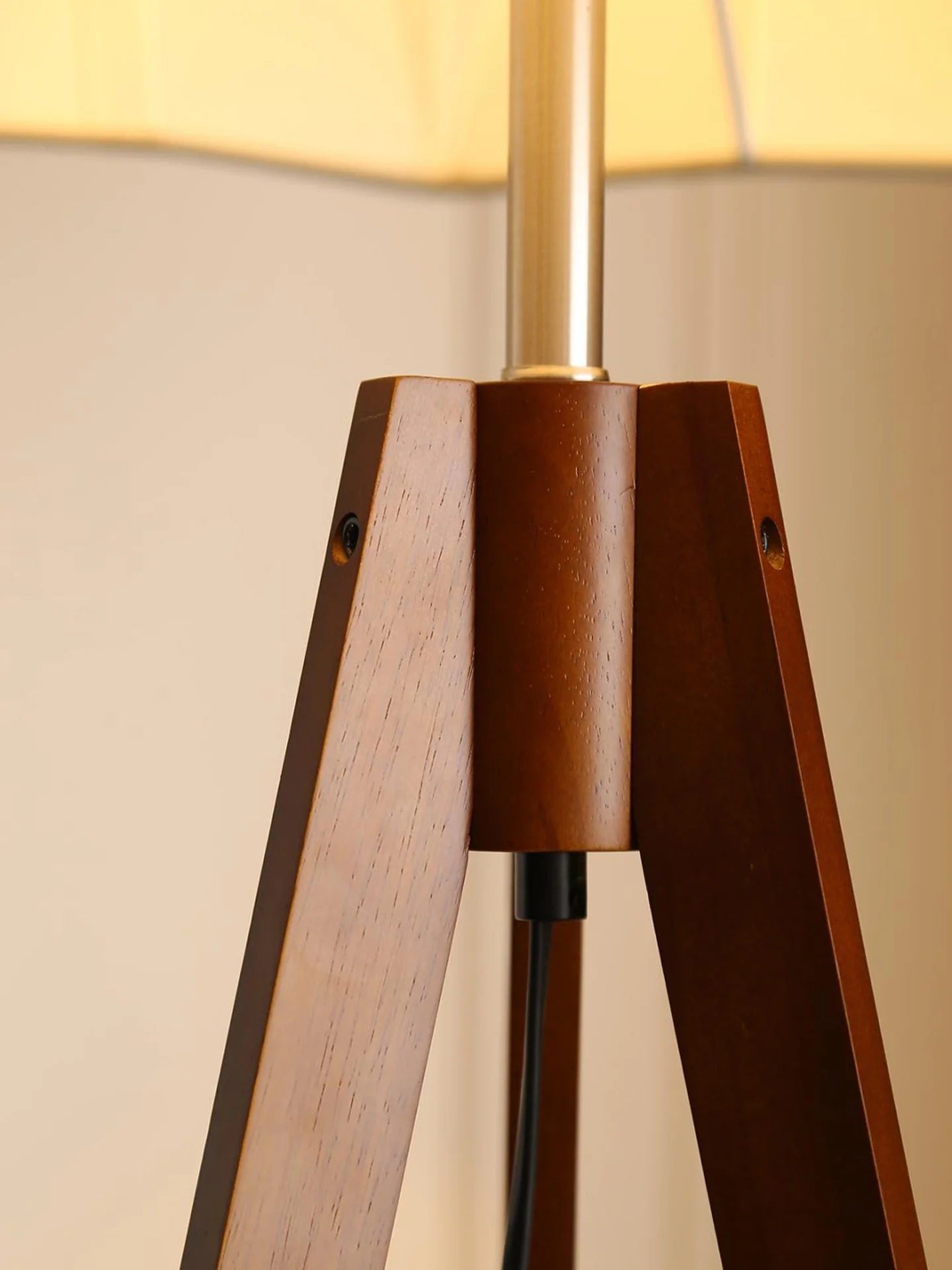 Antique Style Solid Wood Floor Lamp