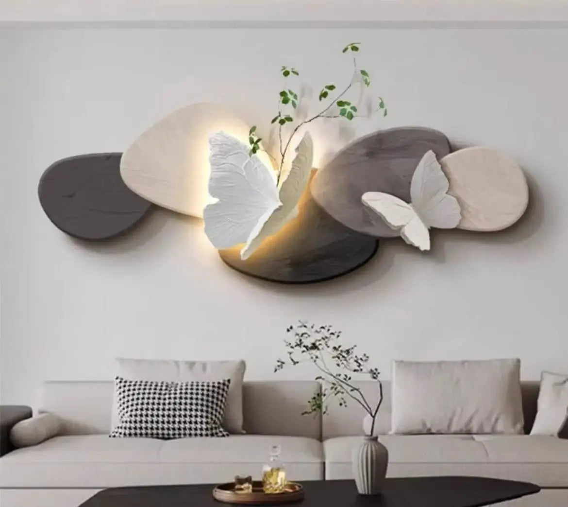 Luxury Butterfly Wall-Mounted Painting Light