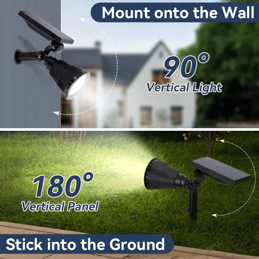 Outdoor Waterproof LED Solar Spotlights