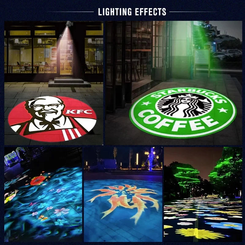 200W Outdoor Waterproof Gobo LED Custom Advertising Light
