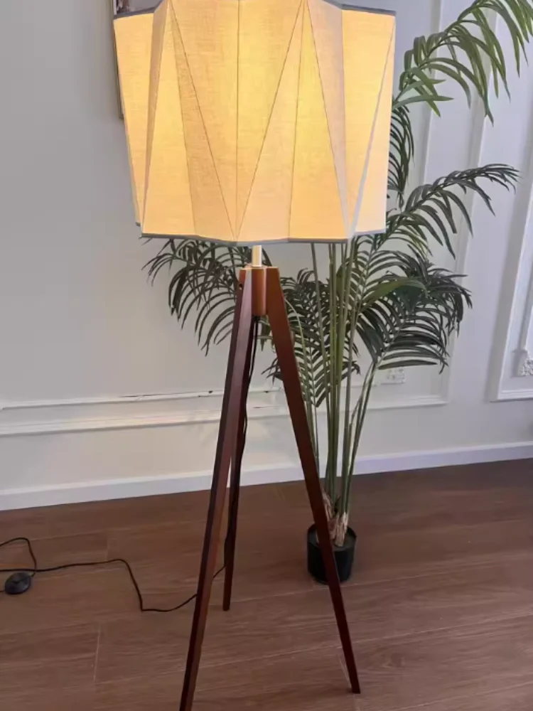 Antique Style Solid Wood Floor Lamp