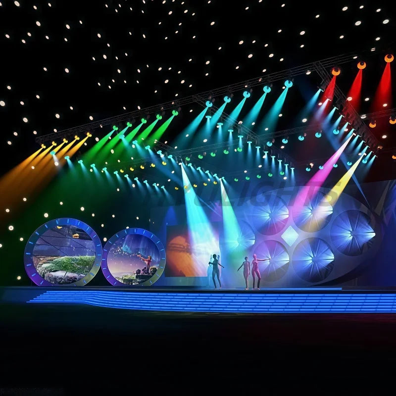 7×40W RGBW 4-in-1 LED Moving Head Light