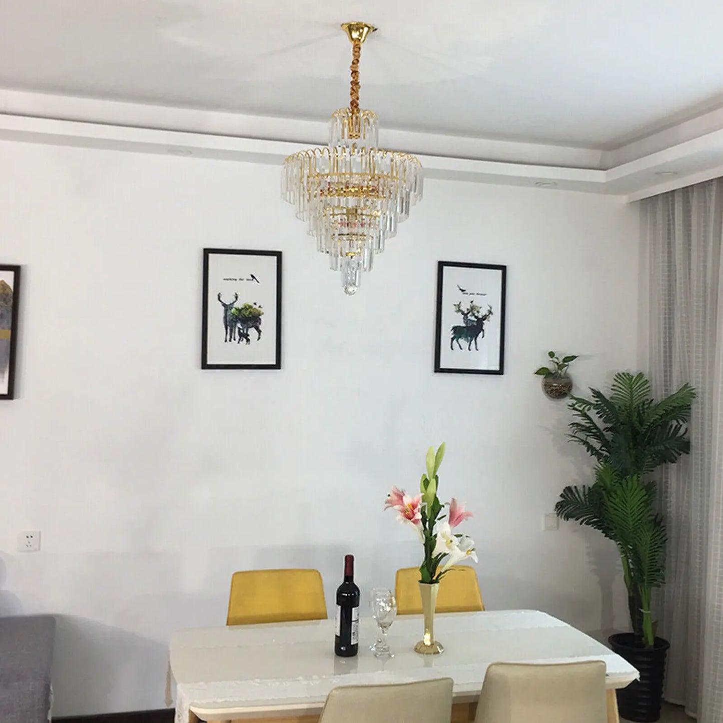 Modern Luxurious K9 Crystal Chandelier for Elegant Home Décor