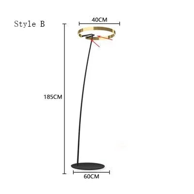 Nordic Designer Fishing Floor Lamp