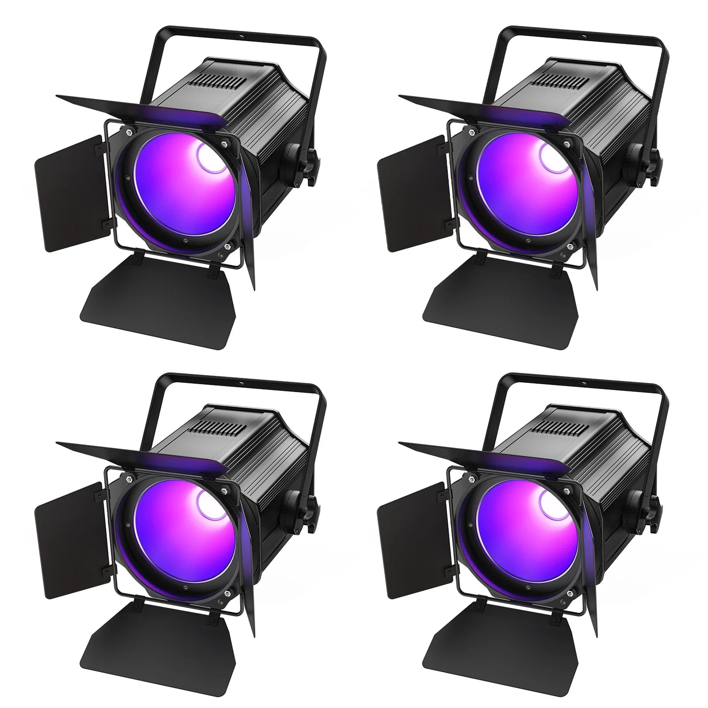200W 6-in-1 RGBWA+UV COB Par Lights