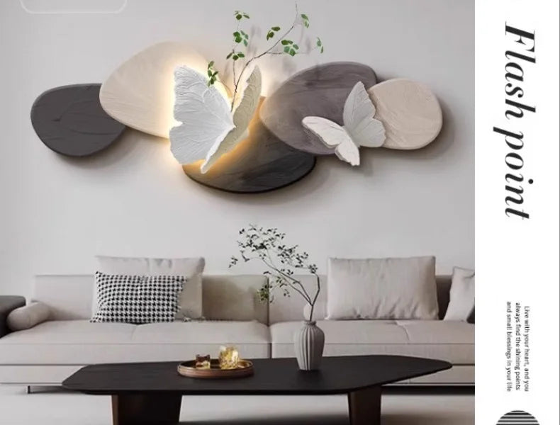 Luxury Butterfly Wall-Mounted Painting Light