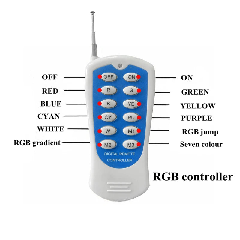 RGB LED Swimming Pool Light with Remote