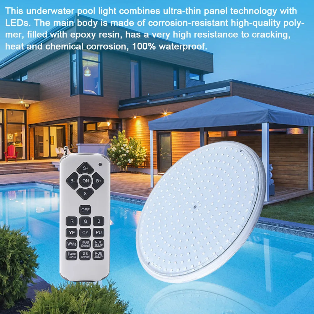 IP68 Waterproof RGB LED Swimming Pool Light