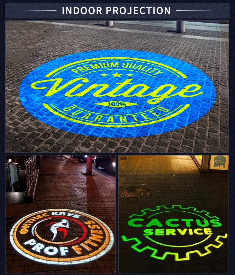 200W Outdoor Waterproof Gobo LED Custom Advertising Light