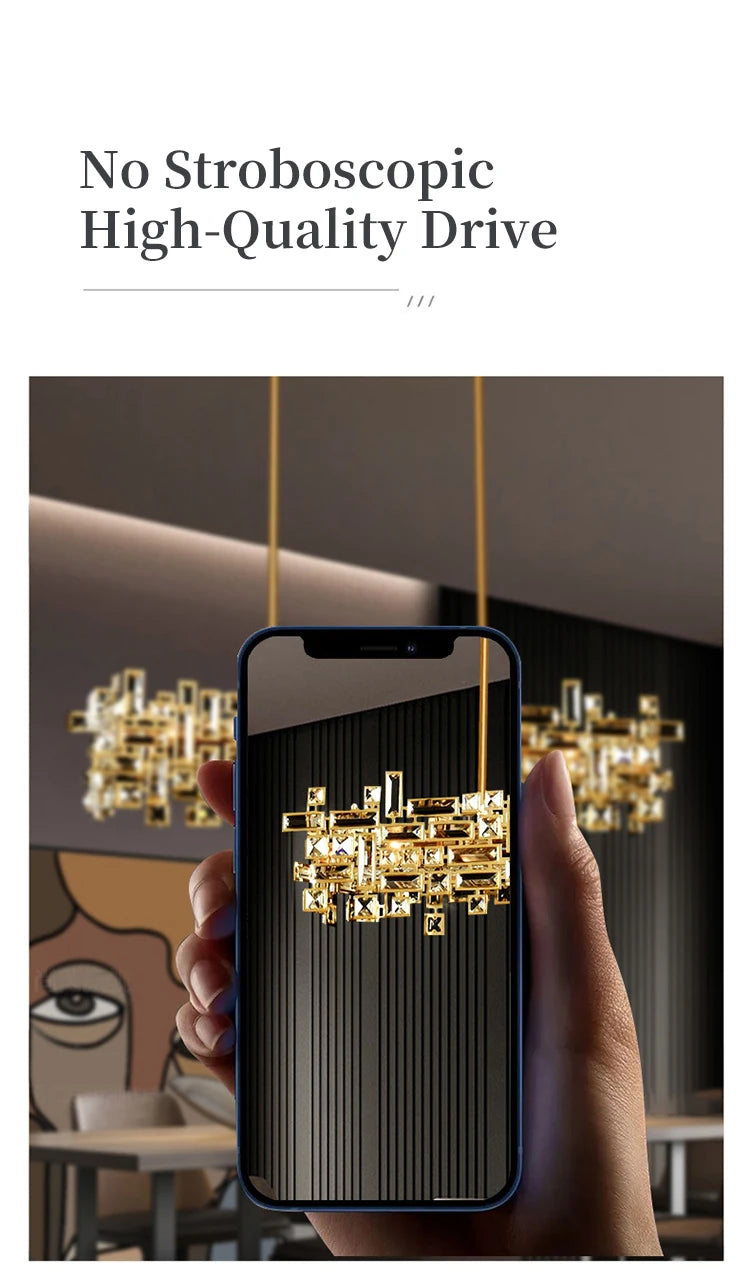 Modern Luxury LED Crystal Chandelier