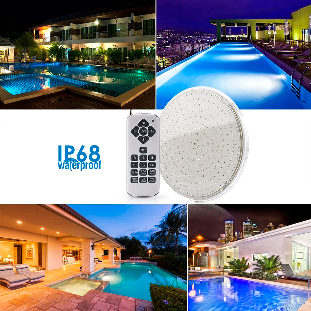 IP68 Waterproof RGB LED Swimming Pool Light
