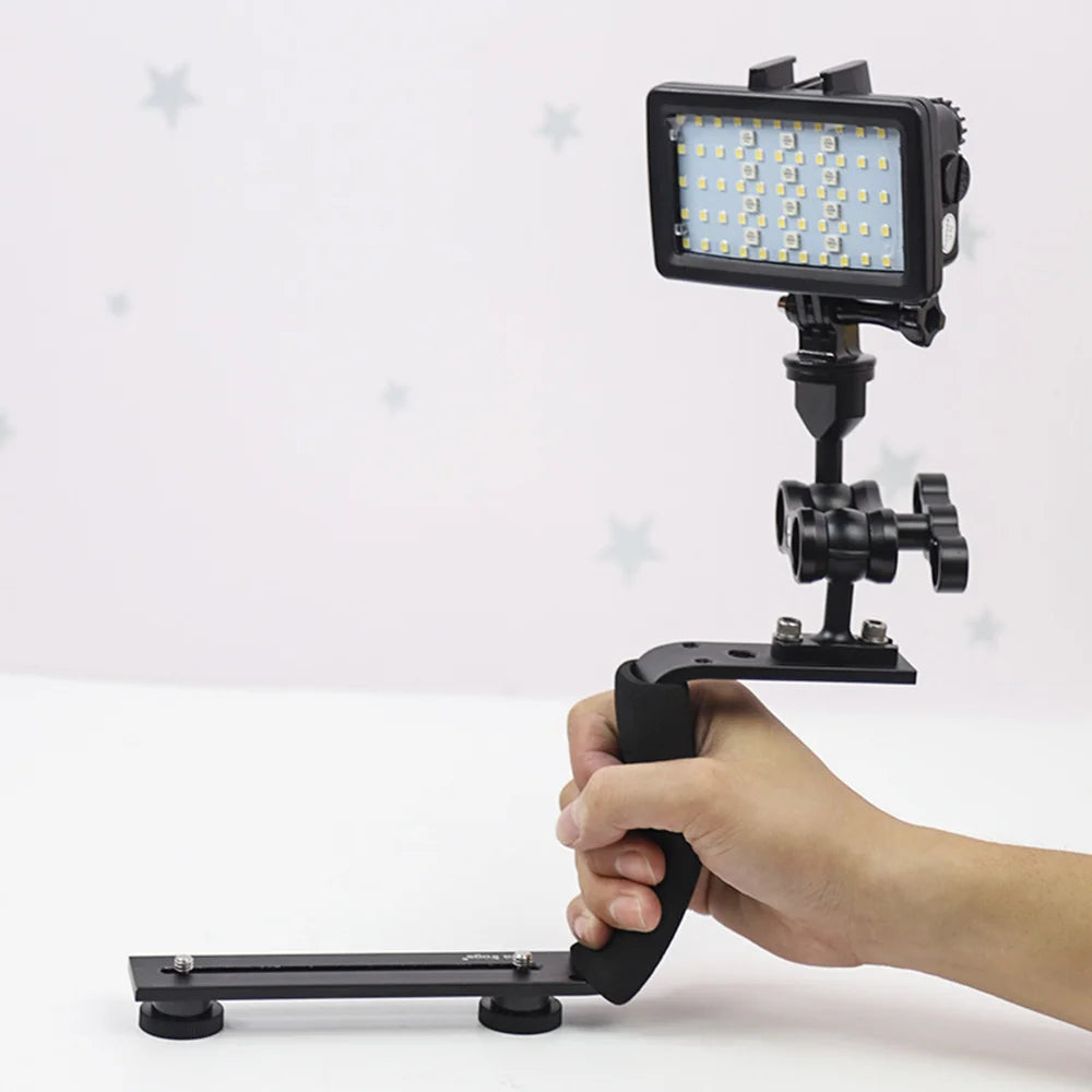 Seafrogs Aluminum Alloy Tray with Diving 40M Waterproof Underwater LED Photography Lighting Clamp