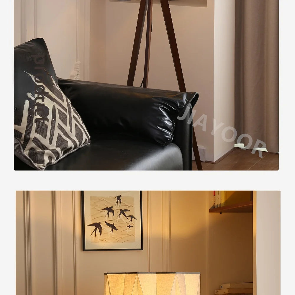 Antique Style Solid Wood Floor Lamp