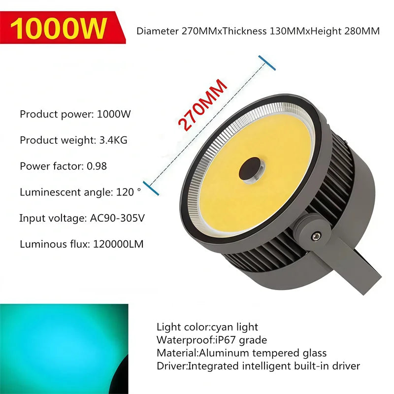 Searchlight 1000W LED Floodlight