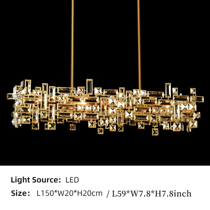 Modern Luxury LED Crystal Chandelier