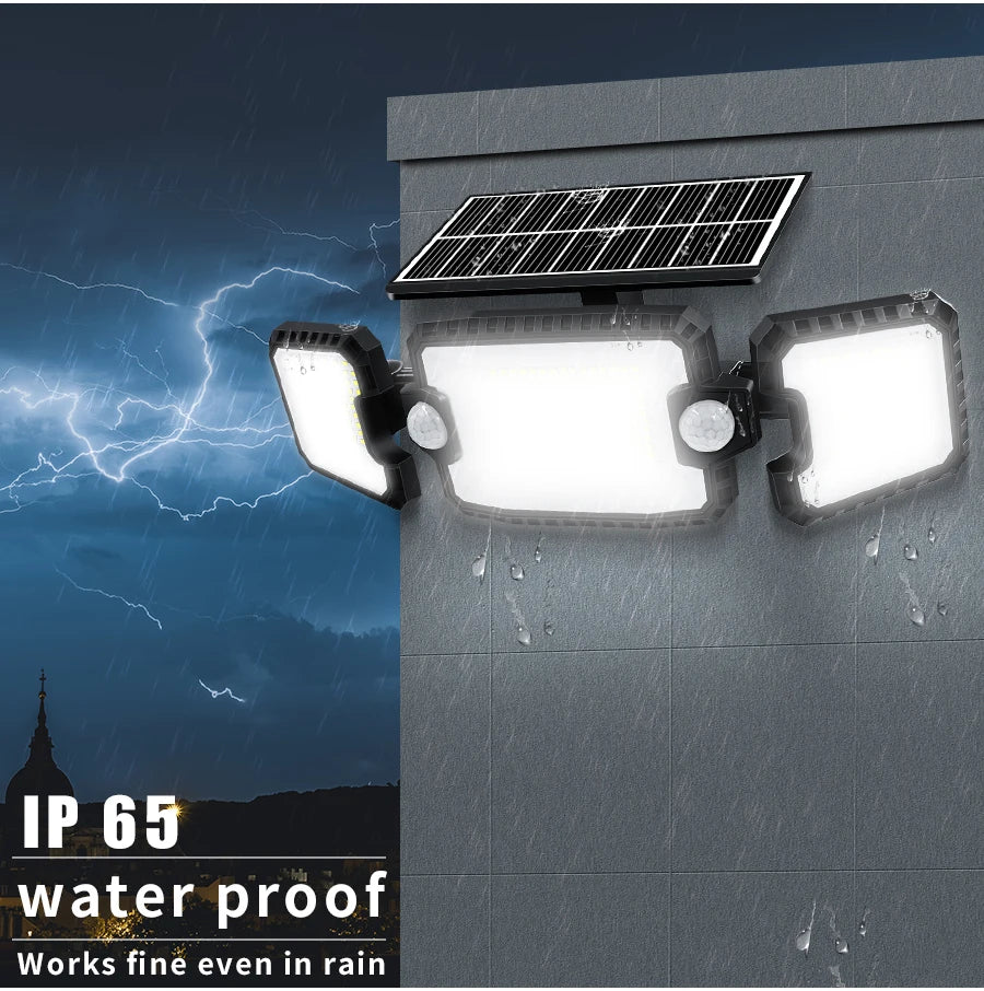 Solar Outdoor 305 LED Security Flood Lights