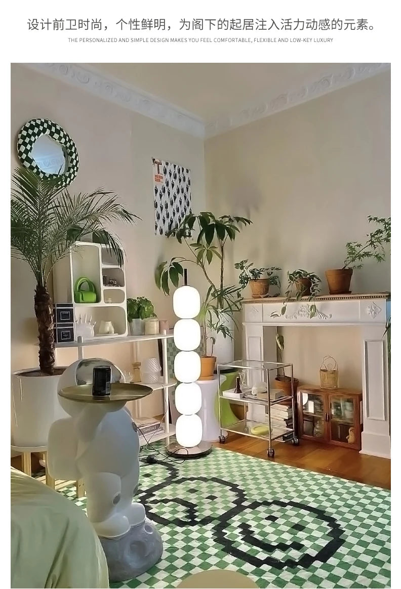 Nordic Gourd Glass Floor Lamp