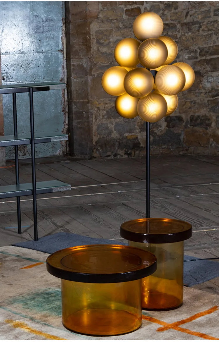 Modern Glass Bubble Floor Lamp