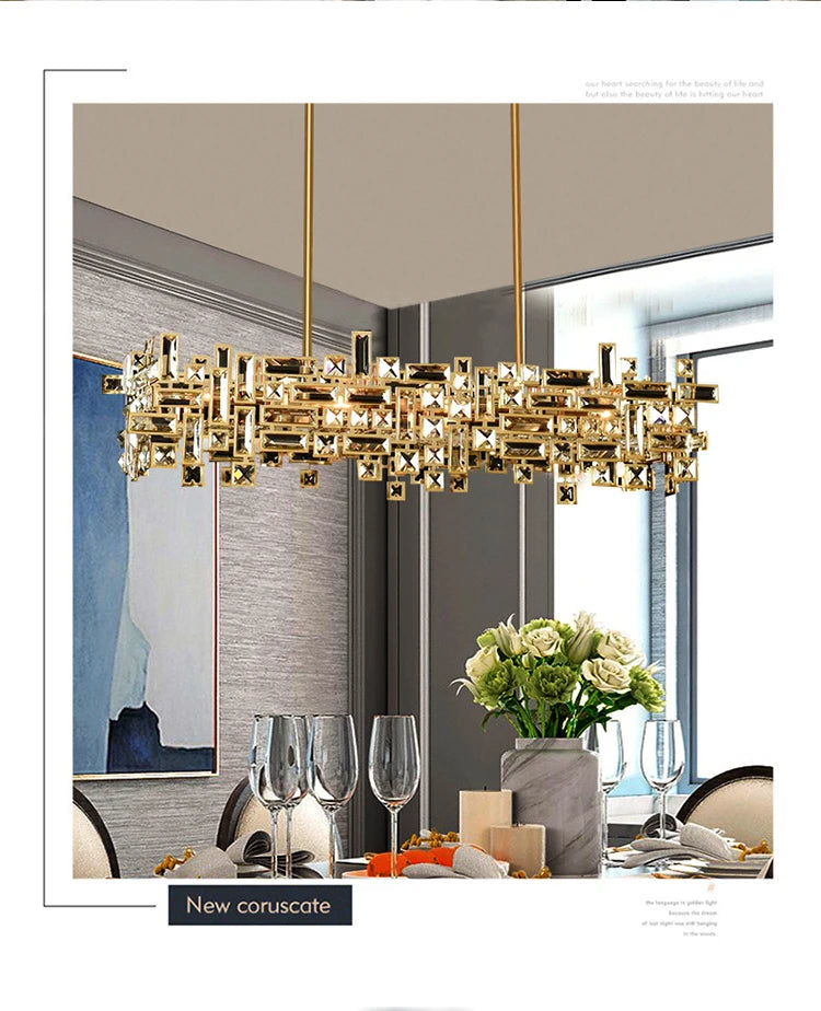 Modern Luxury LED Crystal Chandelier