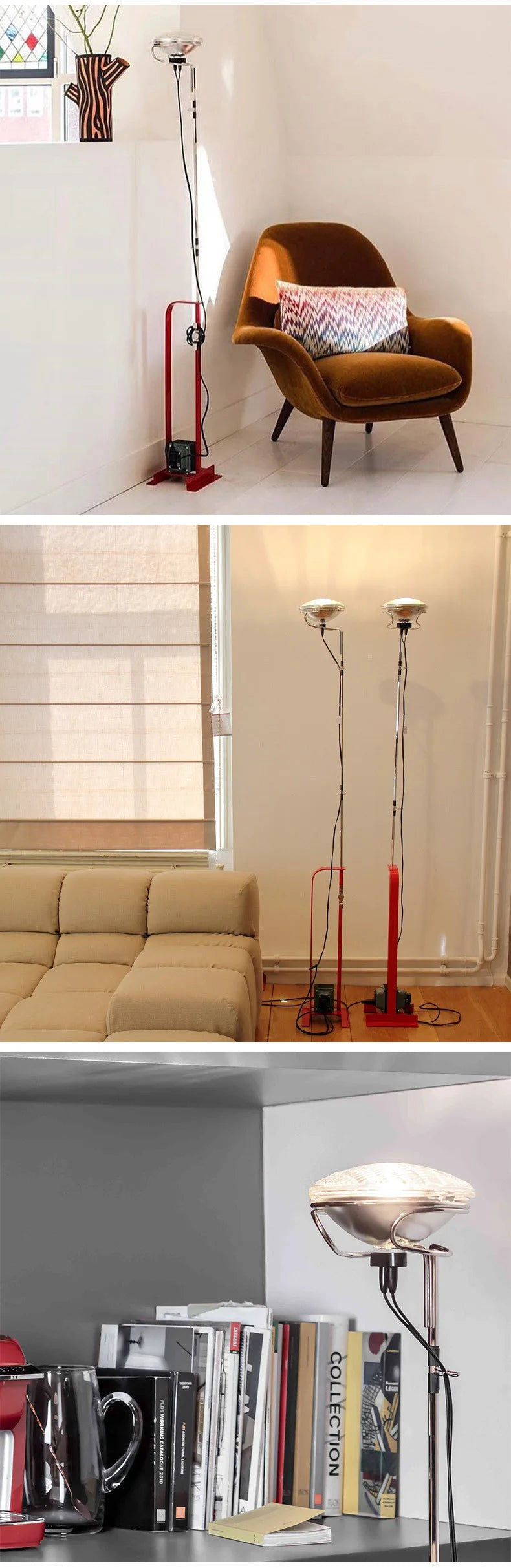 Modern Simple Stainless Steel Floor Lamp