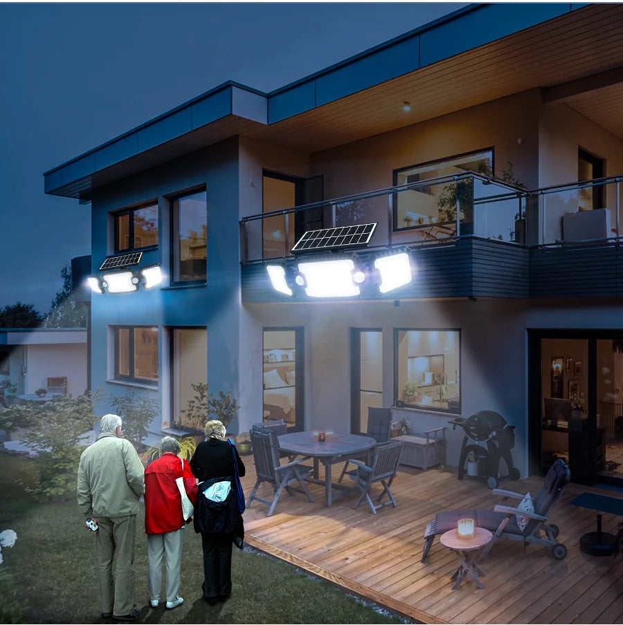 Solar Outdoor 305 LED Security Flood Lights