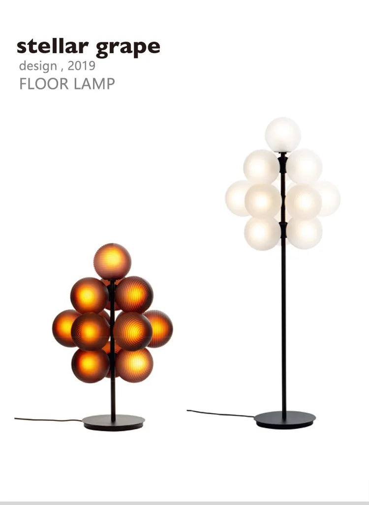 Modern Glass Bubble Floor Lamp