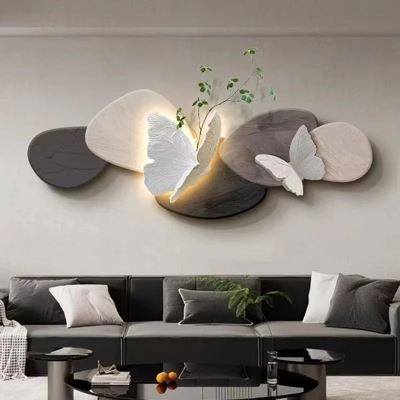 Luxury Butterfly Wall-Mounted Painting Light