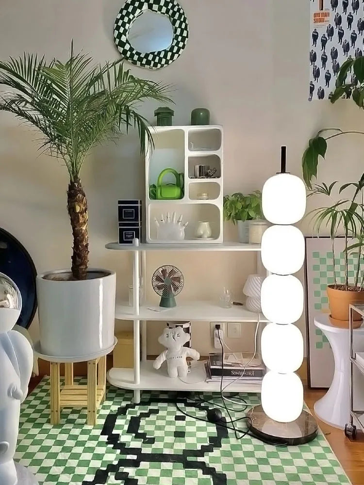 Nordic Gourd Glass Floor Lamp