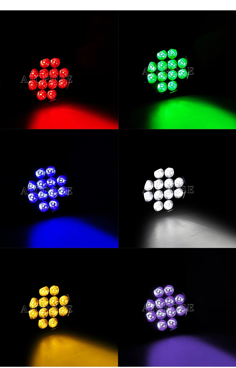 IP65 Waterproof Wireless Battery LED Par Light