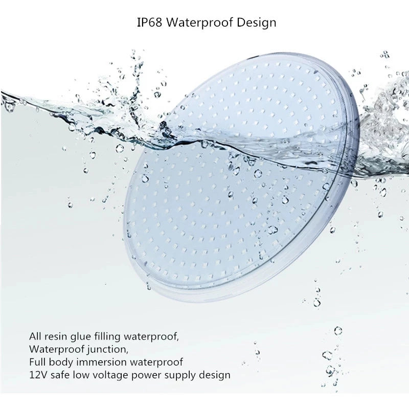 IP68 Waterproof RGB LED Swimming Pool Light