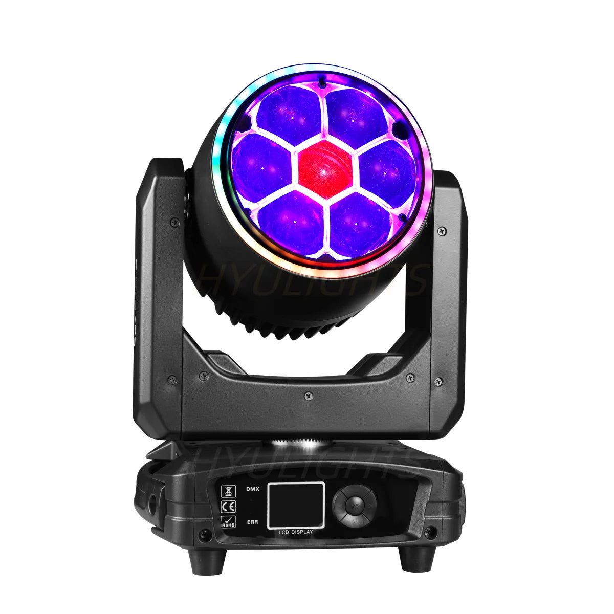 7×40W RGBW 4-in-1 LED Moving Head Light