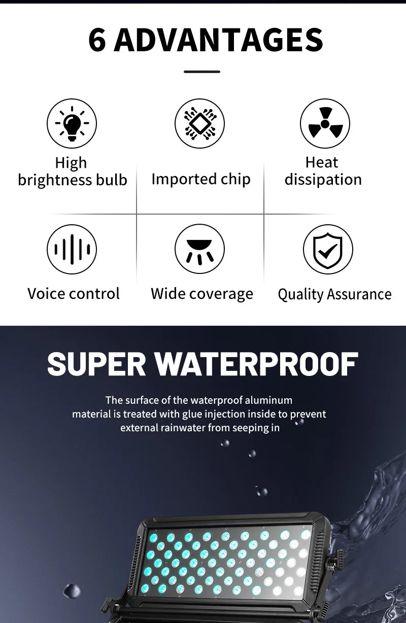 120W Waterproof Stage Floodlight