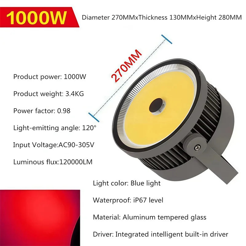 Searchlight 1000W LED Floodlight